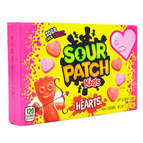 Sour Patch Kids Hearts Theatre Box - 3.1oz | Candy Funhouse – Candy ...