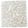 Ivy Hill Tile Mother Of Pearl Serene White Bricks Seamless 12 In X 12