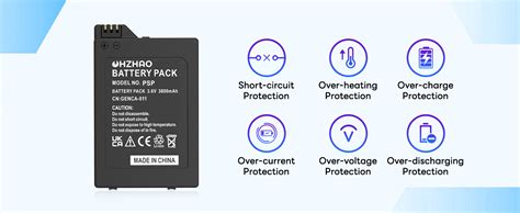Ohzhao Rechargeable Psp Battery New Upgrade Mah High