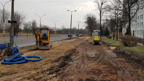 Budowa Km Drogi Rowerowej Przy Jezdni W Stron Huty Katowice