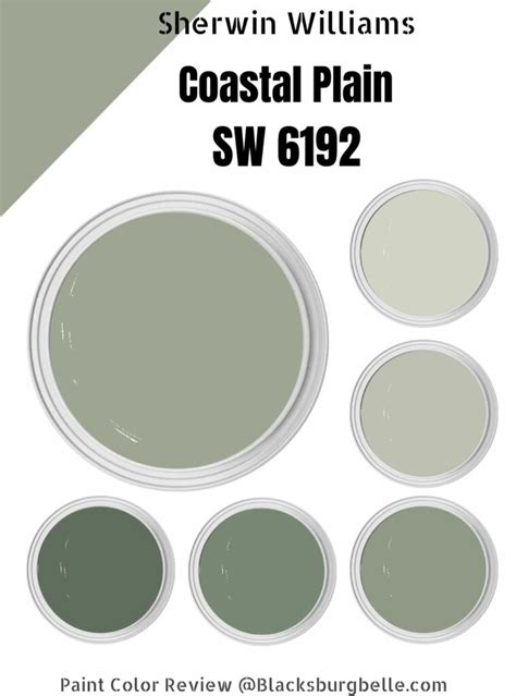 Sherwin Williams Coastal Plain Palette Coordinating Inspirations