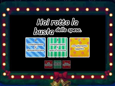 Quiz Sui Complementi Gameshow Quiz