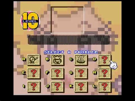 Mario No Super Picross SNES Mario Level 10 YouTube