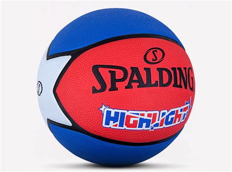 Ripley SPALDING PELOTA DE BASKET HIGHLIGHT R W B TALLA 7