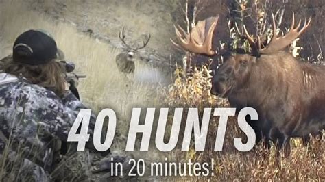 40 Rifle Hunts in 20 Minutes! Eastmans’ Hunting Journal - YouTube