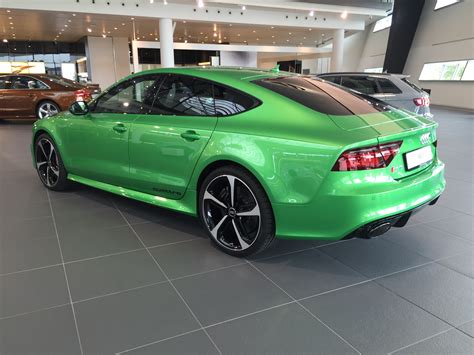 Rs7 Apple Green 05 Audi Exclusive Galerie Modellreihe A7 Audi