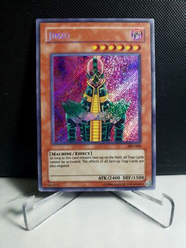 Yugioh Jinzo Psv Pharaoh S Servant Unlimited Secret Rare