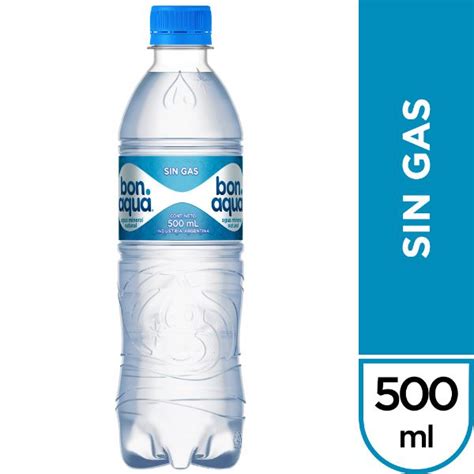 AGUA MINERAL BONAQUA SIN GAS BOTELLA X 500 CC Super MaMi