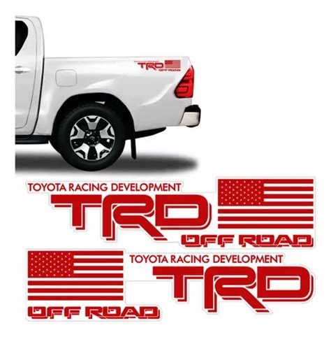 Sticker Sportinox Vinil Transparente Par De Adhesivos Trd Off Road USA