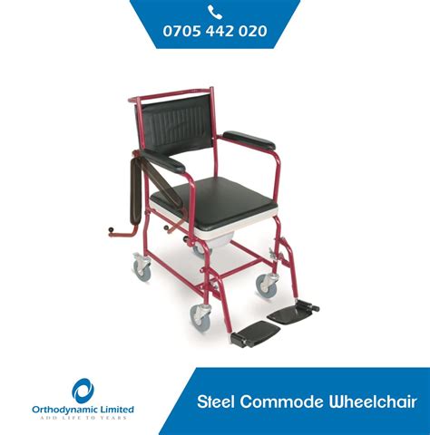 Steel Commode Wheelchair Orthodynamic Limited