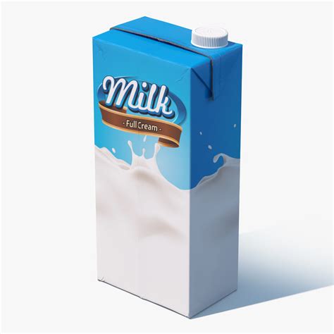 3d Milk Package