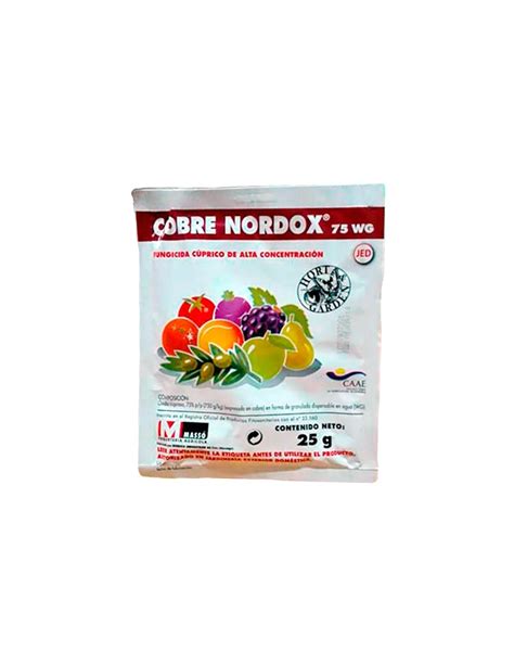 Fungicida Cobre Nordox 75 25gr