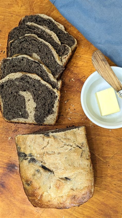 Flavorful Sourdough Marble Rye Sandwich Bread Recipe Sisu Homemaker