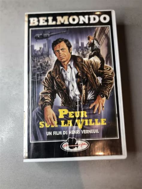 Cassette Vid O Vhs K Belmondo Peur Sur La Ville Fil Film