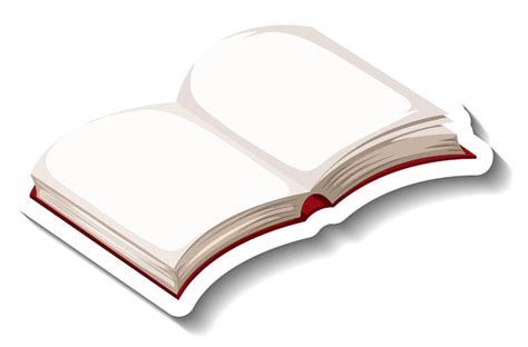 Free Vector Opened Book With Empty Pages