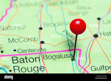 Map of bogalusa louisiana hi-res stock photography and images - Alamy