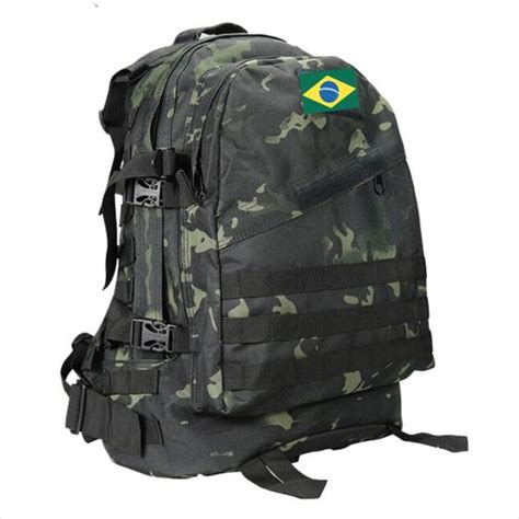 Mochila Tática Camping Militar 50 Litros Resistente A Água grande