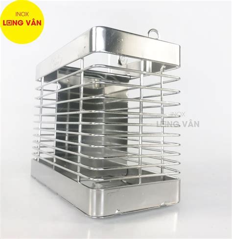 Ống đũa Inox 304 1 Ngăn 8x9x15 Cm ống đựng Muỗng Thìa đũa Phòng Bếp