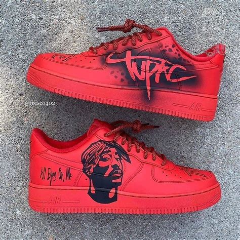 Cartoon Role Red Custom Air Force 1 In 2024 Nike Shoes Women Fashion