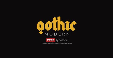 Gothic Modern Typeface :: Behance