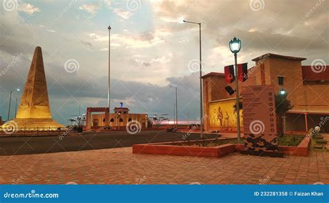 Evening In Nadabet Border Tourism Site At India Pakistan Border In