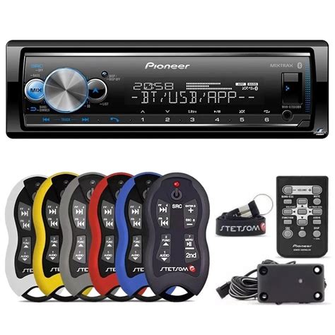 Pioneer Aparelho Som Mvh X7000br Bluetooth Spotify Controle Stetsom