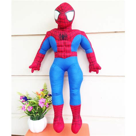 Gấu Bông Siêu Nhân Người Nhện Spider Man Nhồi Bông Nhiều Kích Thước