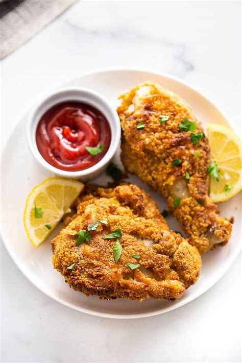 Air Fryer Fried Chicken Recipe Life Made Sweeter Keto Whole30