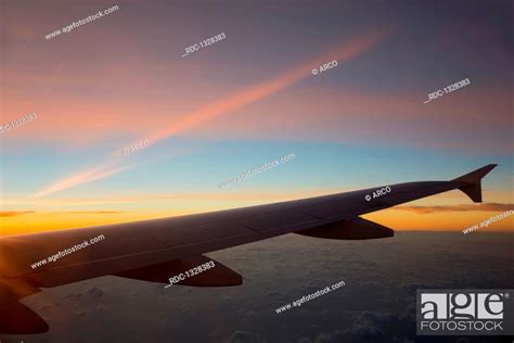 Airplane, above the clouds, Stock Photo, Picture And Rights Managed ...