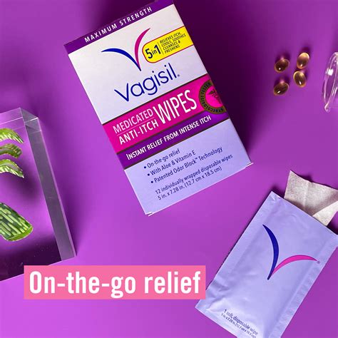 Vagisil Anti Itch Medicated Wipes Maximum Strength For Instant Relief