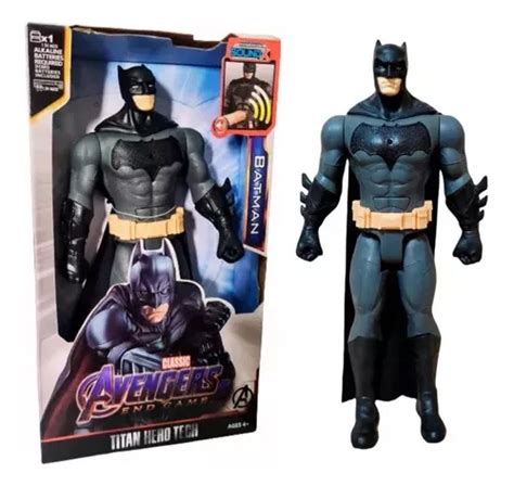 Boneco Batman Cm Vingadores Articulado C Som Acende Luz Mercadolivre