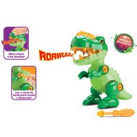 Dinossauro Toy Rex Som Monta E Desmonta Samba Toys