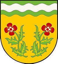 Blumenthal Schleswig Holstein Coat Of Arms Vector Image