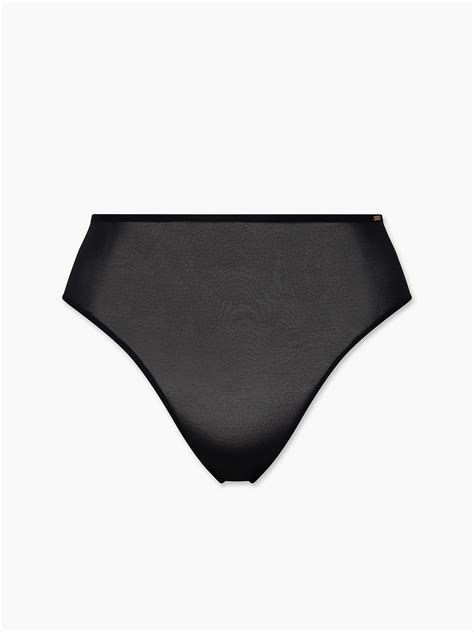 See Thru U High Waist Bikini Knickers In Black Savage X Fenty Uk