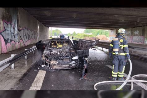 Autobrand Auf A42 In Richtung Castrop Rauxel Newsflash24