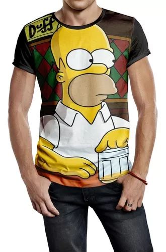 Camiseta Os Simpsons Homer Simpson Bart Simpson Gold Parcelamento