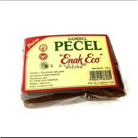 Jual Bumbu Pecel Enak Eco 230 Pedas Shopee Indonesia