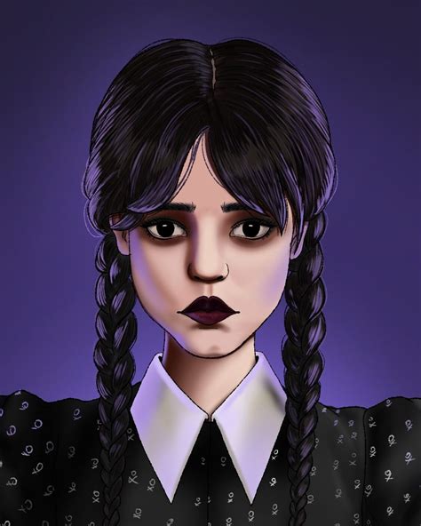 Pin By Gabriela Paula On Jenna Ortega In 2023 Fan Art Wednesday