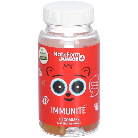 Nat Form Junior Immunité Oursons 30 pc s Redcare Pharmacie