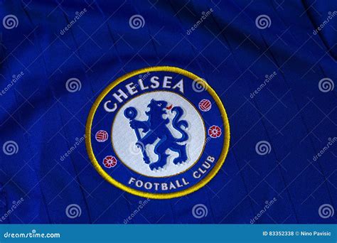 Chelsea FC emblem. editorial stock photo. Image of soccer - 83352338