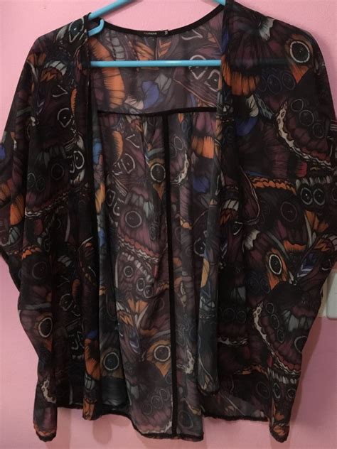 Kimono Borboletas Desapego Colete Feminino Memove Usado 35294570 Enjoei