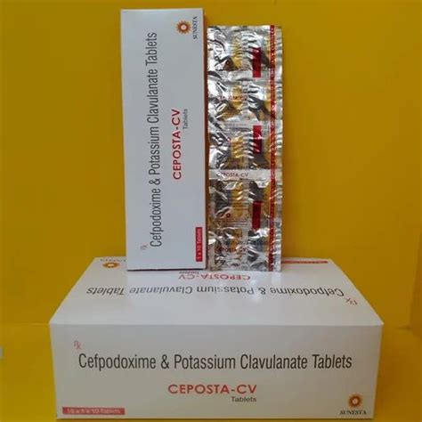 Cefpodoxime And Potassium Clavulanate Tablet Mg At Rs Stripe