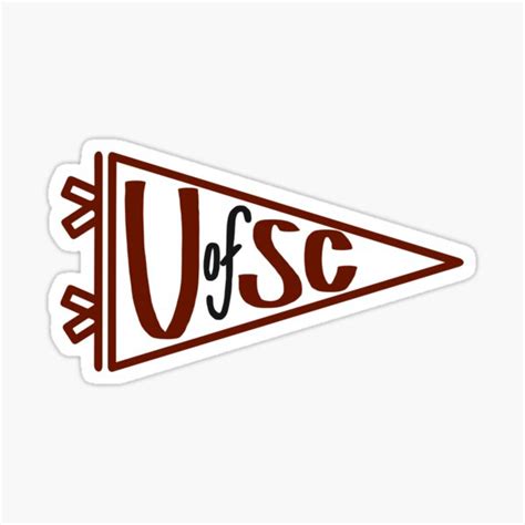 "UofSC South Carolina Pennant" Sticker for Sale by dishitas | Redbubble