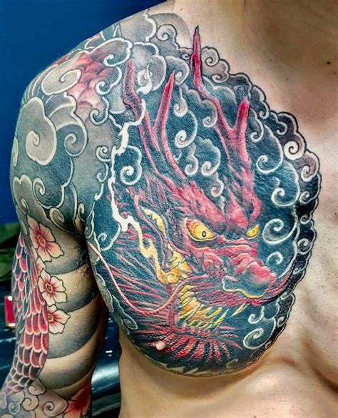 Share More Than 76 Japan Chest Tattoo Latest In Cdgdbentre