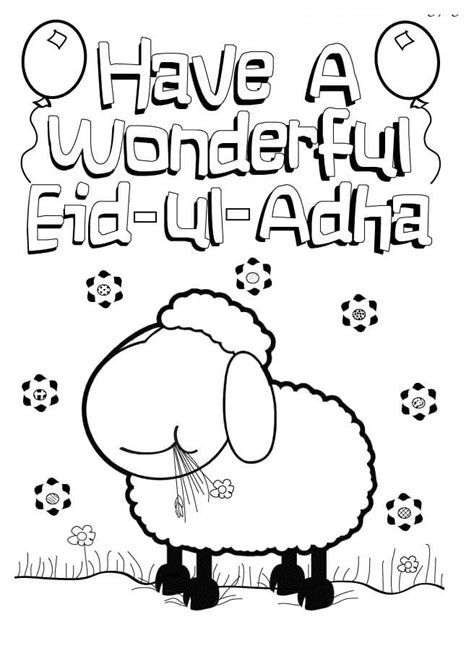 Wonderful Eid Al Adha Coloring Page Free Printable Coloring Pages For