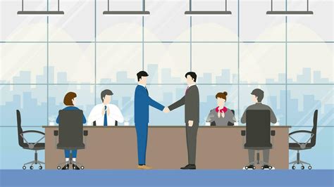 Business Partner Concept Joint Venture In Conference 32461545 Vector