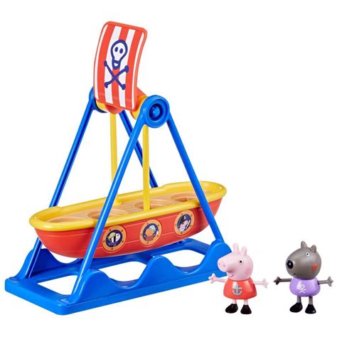 Peppa Pig Toys Peppa's Pirate Ride Playset with 2 Peppa Pig Figures ...