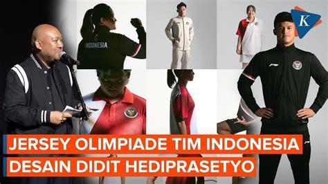 Penampakan Jersey Merah Putih Tim Indonesia Desain Didit Hediprasetyo