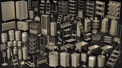 Artstation 80 City Asset Kitbash Resources