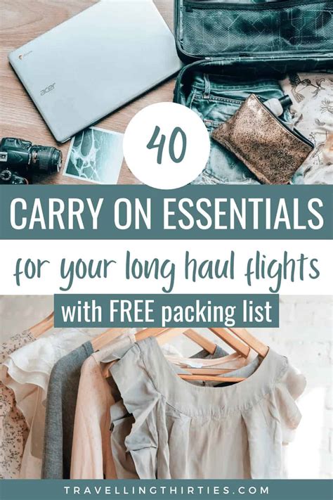 40 Long Haul Flight Essentials Everything You Must Pack In Your Carry